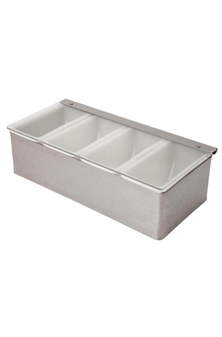 Condiment Holder Stainless Steel 4 Part (3761)